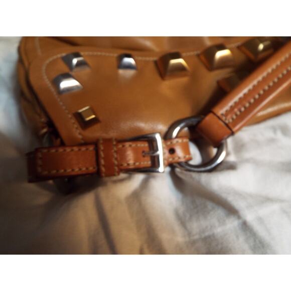 Prada Brown Suede Shoulder Bag BR2429 with Card & Dust Bag - Picture 14 of 16